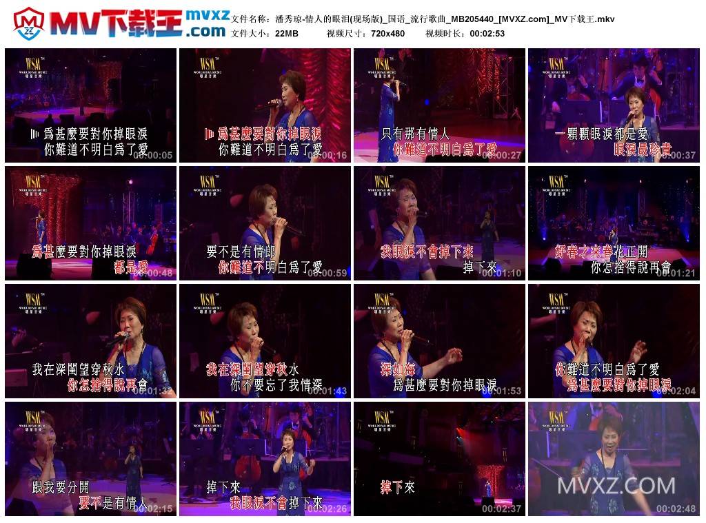 潘秀琼-情人的眼泪(现场版)_国语_流行歌曲_MB205440